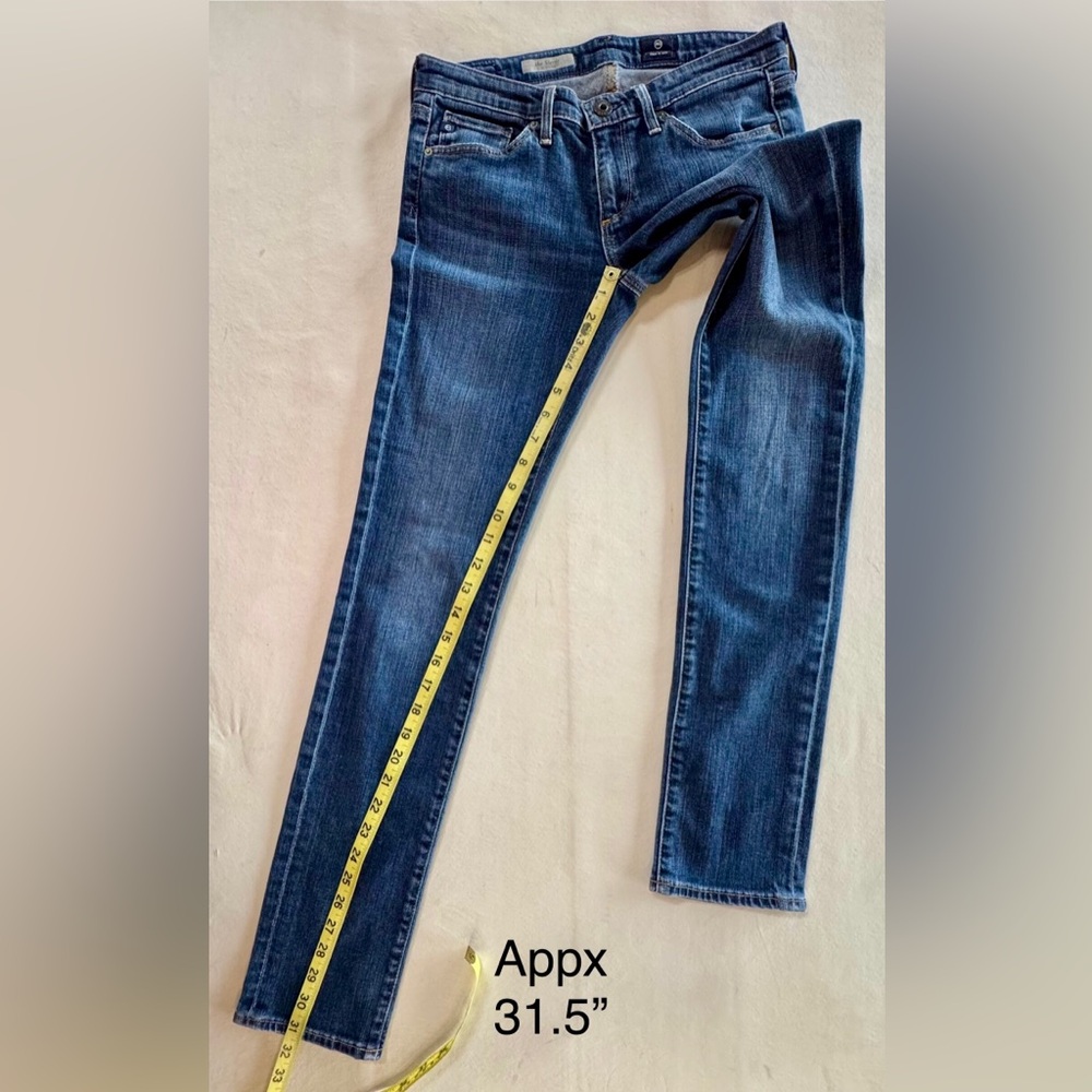 AG Adriano Goldschmied Stevie Slim Straight Jeans (W26R L31.5) - Picture 11 of 17